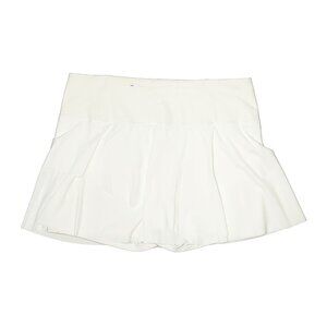 Athleta skirt  Ace Ruffle Skort Tennis  golf Skirt White   sz XL  EUC